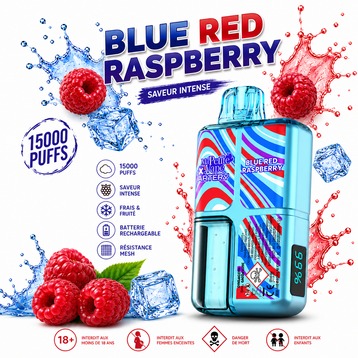 ARTERY BLUE RED RADSBERRY