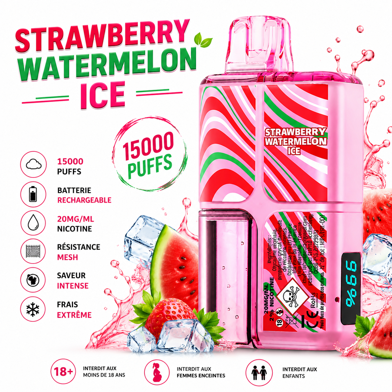 ARTERY STRAWBERRY WATERMELON ICE
