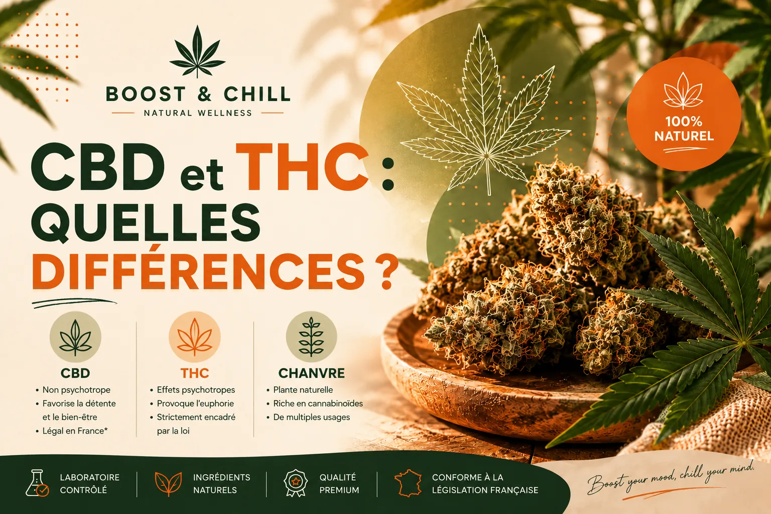 CBD et THC : quelles différences ?