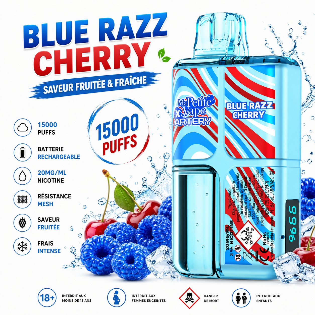 ARTERY BLUE RAZZ CHERRY