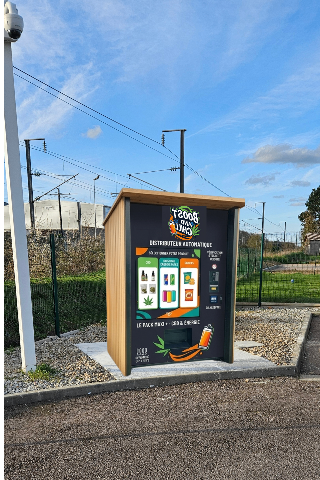 Le distributeur automatique Boost And Chill installé à Beaumont-le-Roger
